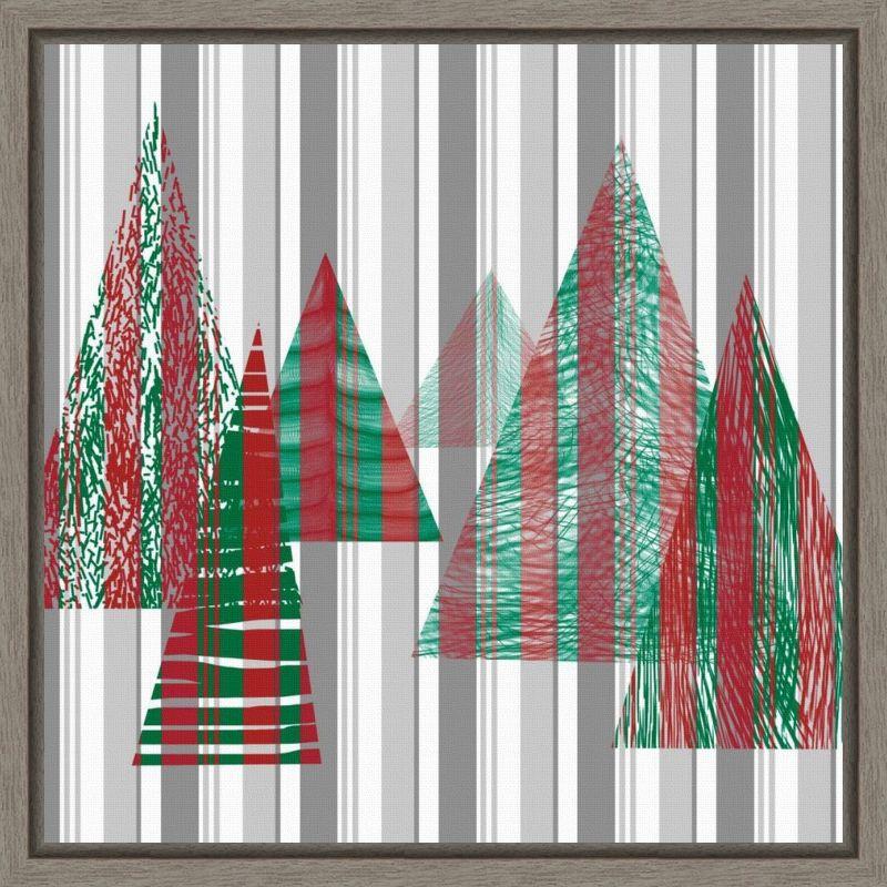 Amanti Art Oh Christmas Tree II by Sharon Gordon Canvas Wall Art Print Framed 16 x 16-in.