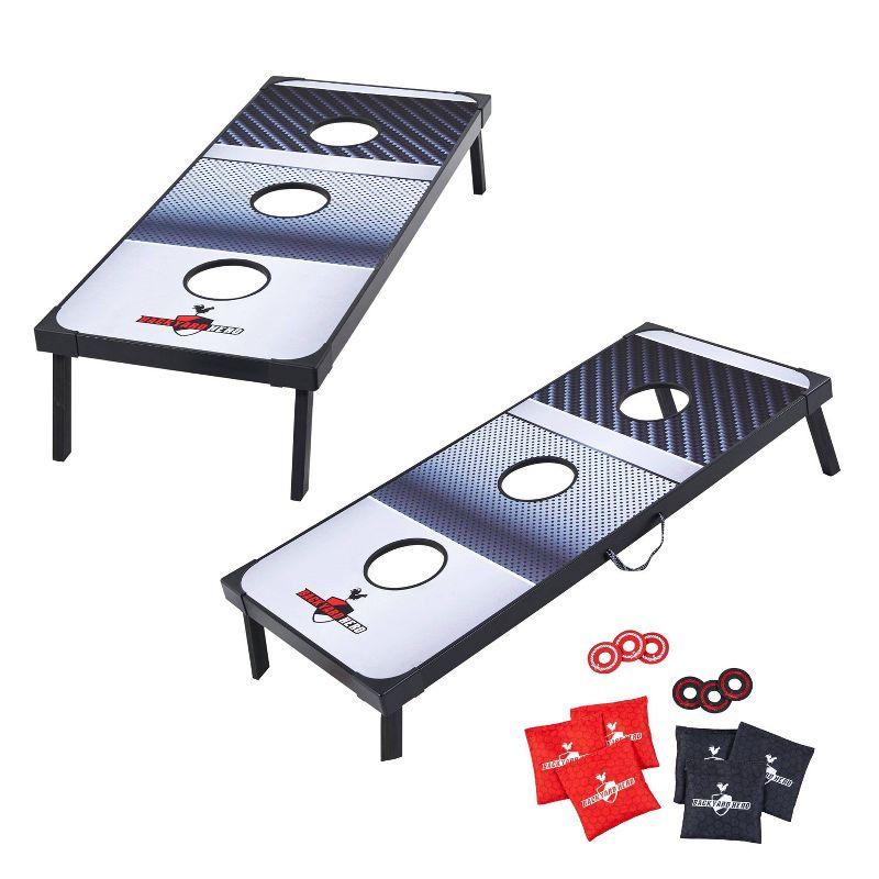 Backyard Hero Backyard Hero 48" Tailgate Combo Bean Bag Toss and Washer Toss Games