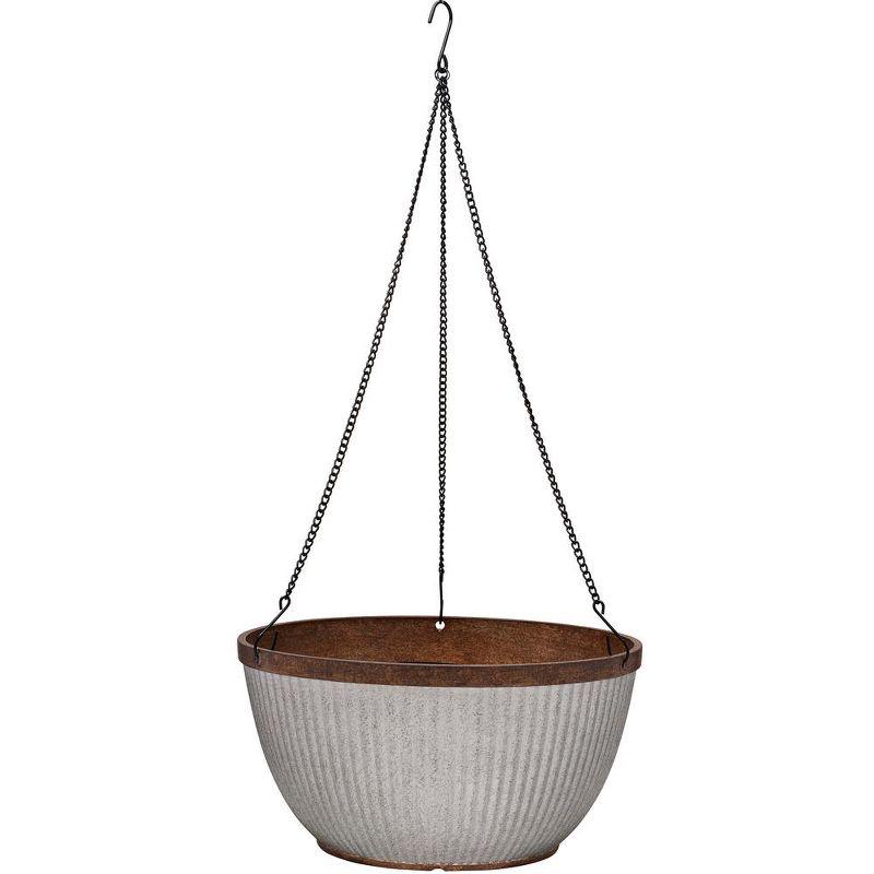 Southern Patio® Westlake Hanging Resin Pot Planter Round