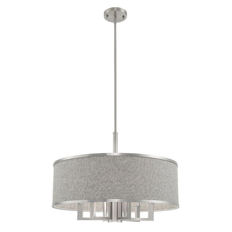 Livex Lighting Park Ridge 6 - Light Chandelier in  Brushed Nickel