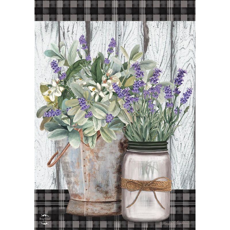 Briarwood Lane Garden Flag 18x12.5 For Outdoor Farmhouse Flowers Spring Garden Flag Flag For Spring Garden Flag Flags For Outside