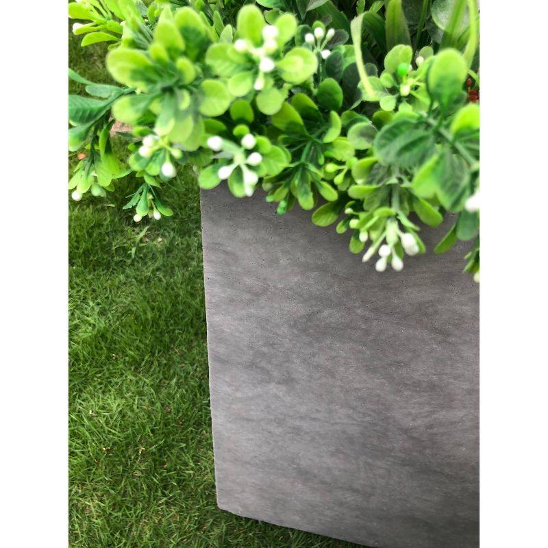 Rosemead Home & Garden, Inc.12" x 23" Rectangular Kante Lightweight Modern Outdoor Planter Natural Concrete