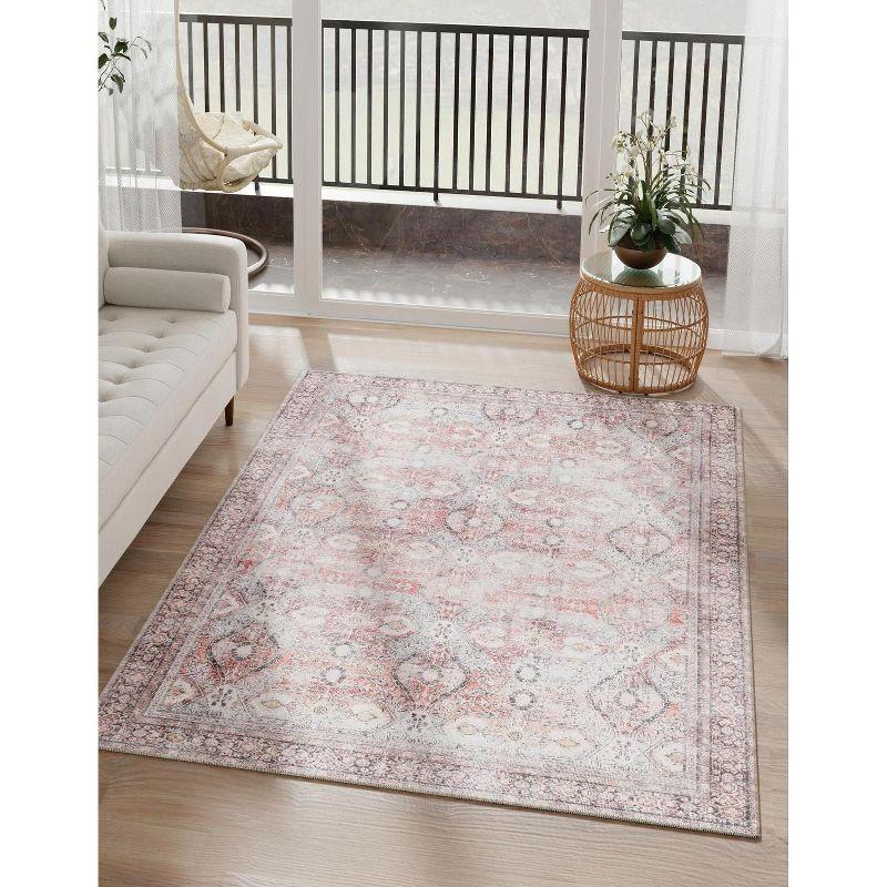Unique Loom 9' 5 x 13' 1 Abigail Timeless Antique Red Rectangle Area Rug