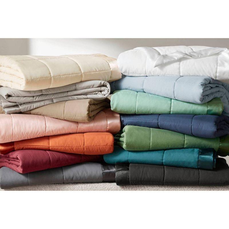 Madison Park Lightweight Down Alternative Blanket with Satin Trim