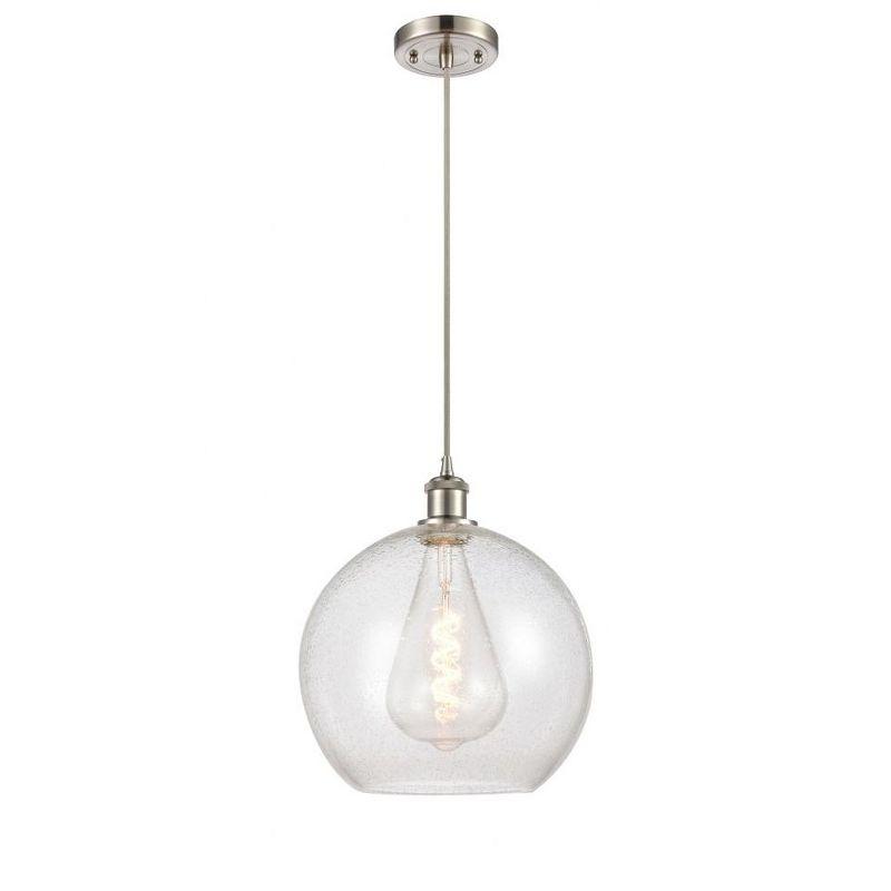 Innovations Lighting Athens 1 - Light Pendant in  Matte Black