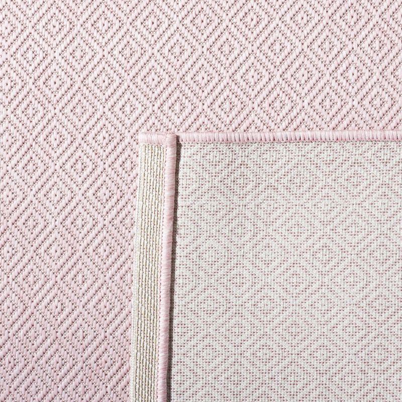 Courtyard CY8520 Power Loomed Indoor and Outdoor Runner Rug - Soft Pink/- - 2'3"x8' - Safavieh