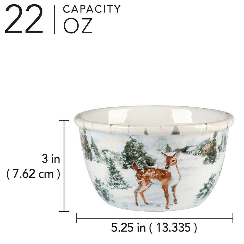 Winter's Frost Set of 4 Ice Cream Bowls