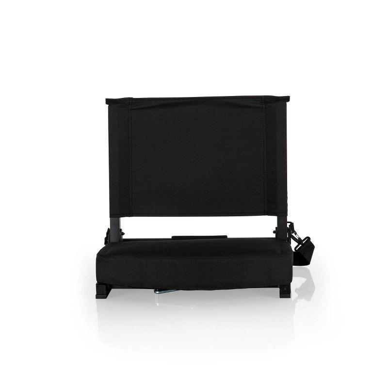 Picnic Time Gridiron Stadium Seat - Black