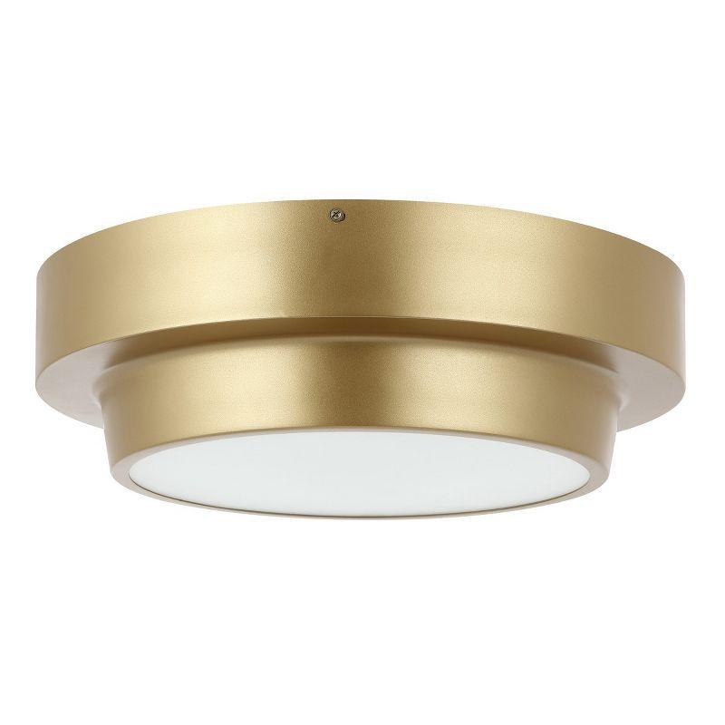 Laius 2 Light 16.5" Flush Mount - FLU4066 - Gold - Safavieh