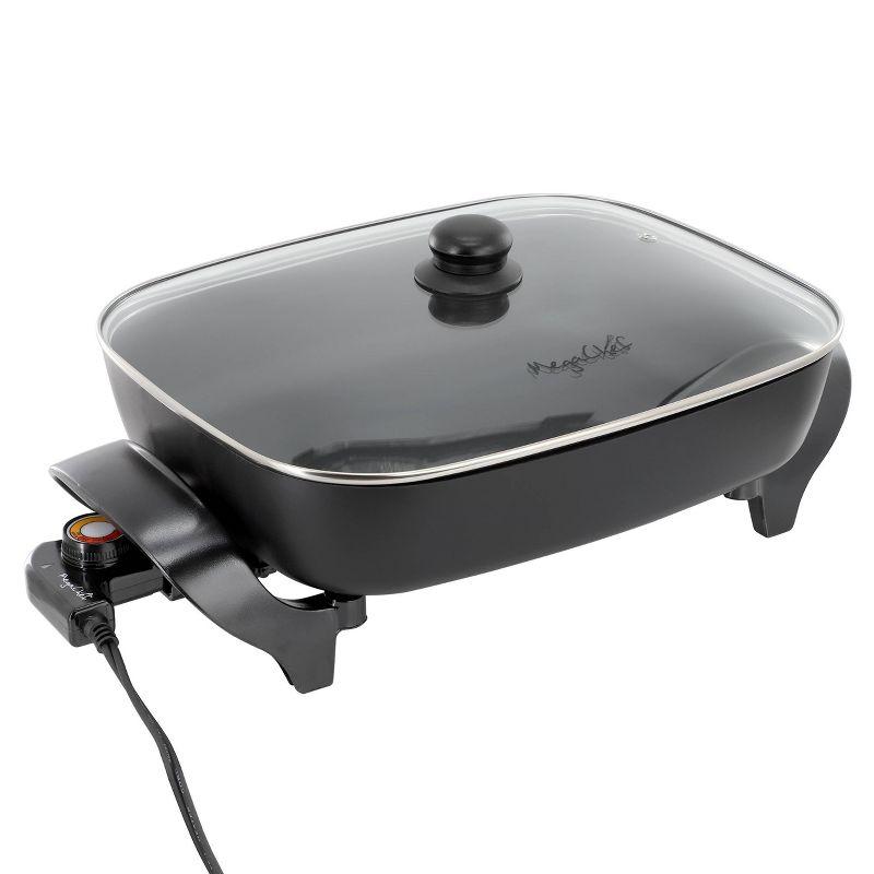 MegaChef MegaChef 14.96 Inch Electric Fry Pan with Non-Stick Coating