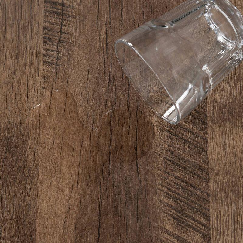 Slendel Coffee Table Brown Oak - South Shore: Laminated MDF, Meets ASTM Standards, with Shelf