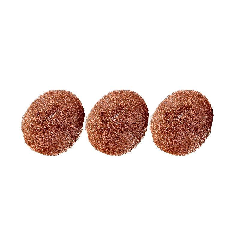 Scotch-Brite Copper Coated Scrubbers - 3ct