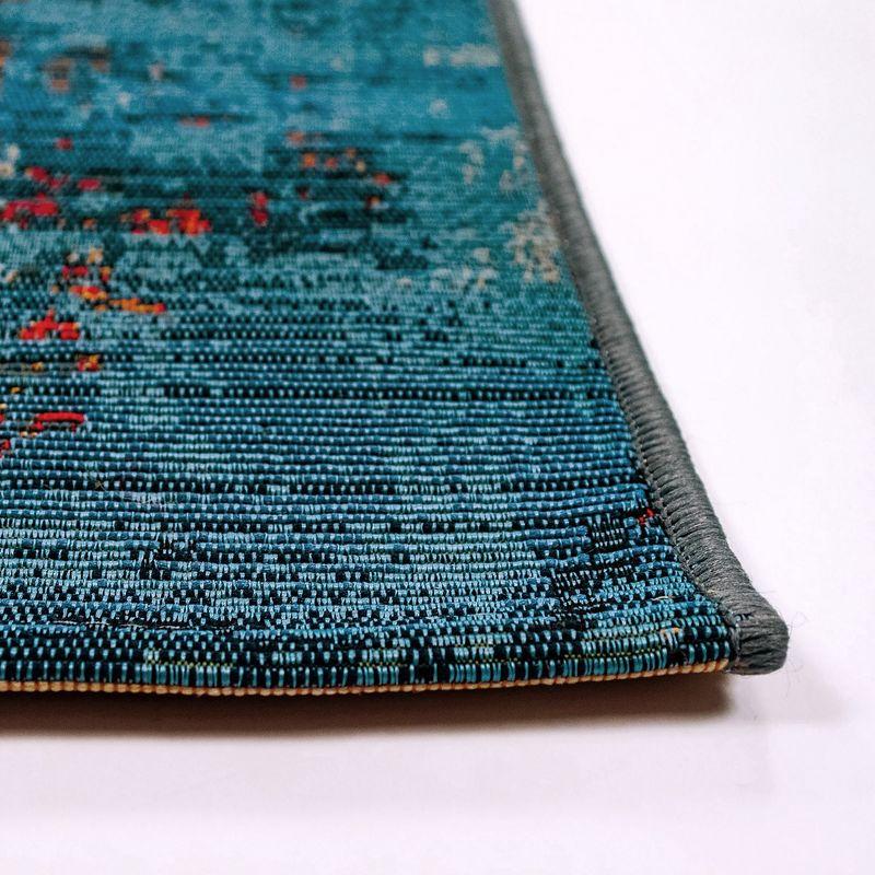Liora Manne Marina Suzanie Indoor/Outdoor Area Rug Blue 3'11" x 5'10"