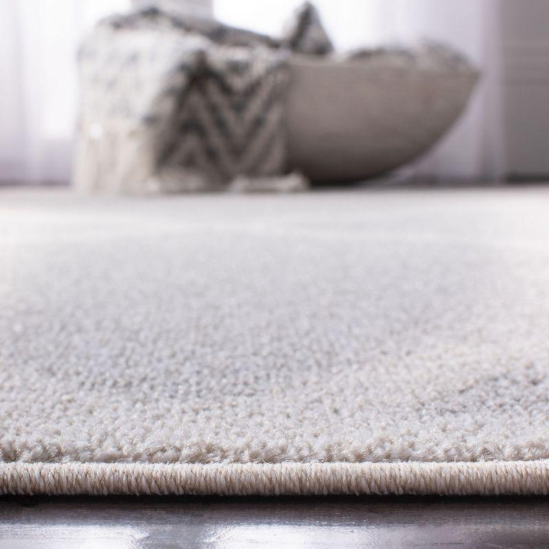 Amherst AMT421 Power Loomed Indoor Area Rug - Light Grey/Beige - 5'x5' - Safavieh