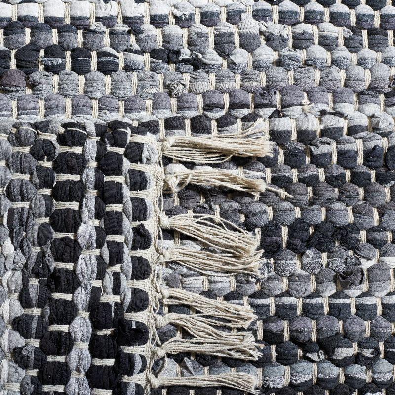 Montauk MTK251 Hand Woven, Flat Weave Indoor Area Rug - Grey/Black - 5'x8' - Safavieh
