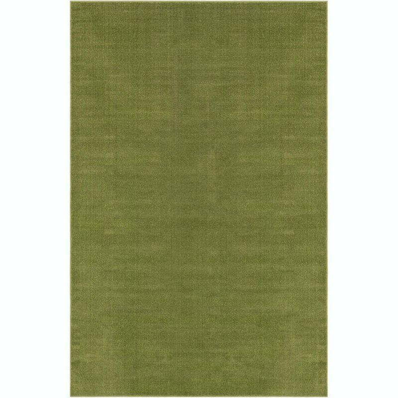 Unique Loom Williamsburg Collection Area Rug - Solid (5'  x 8' Rectangle Green)