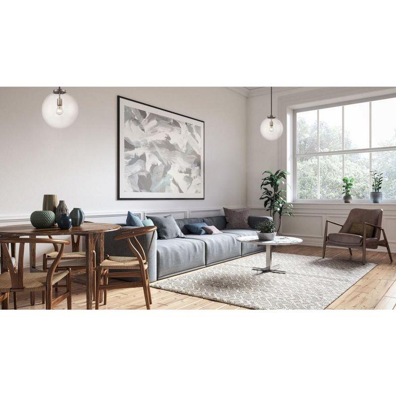 Z-Lite Parsons 1 - Light Pendant in  Matte Black/Olde Brass