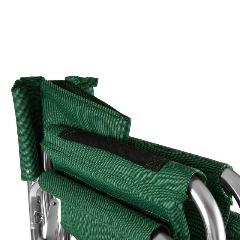 Picnic Time Sports Outdoor Portable Camp Chair with Side Table