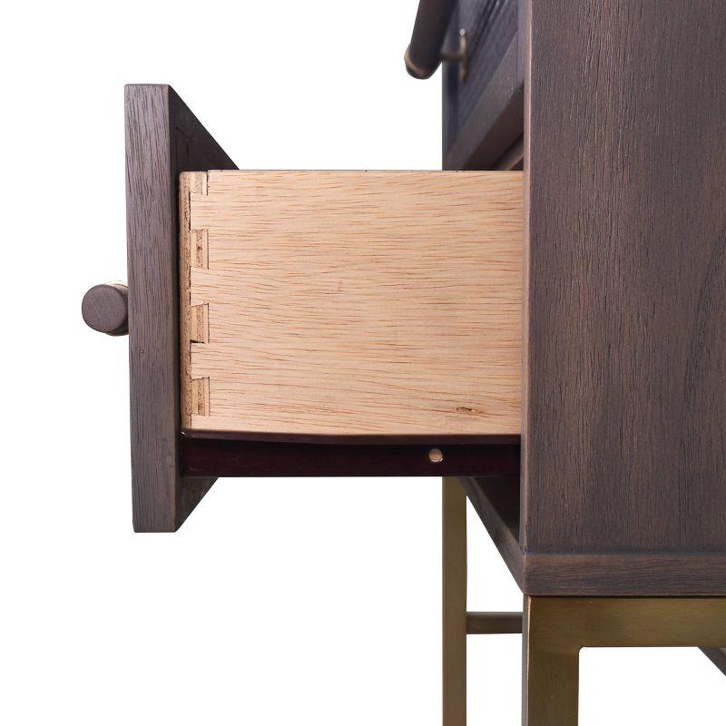 Sophia 2 Drawer Rattan Nightstand
