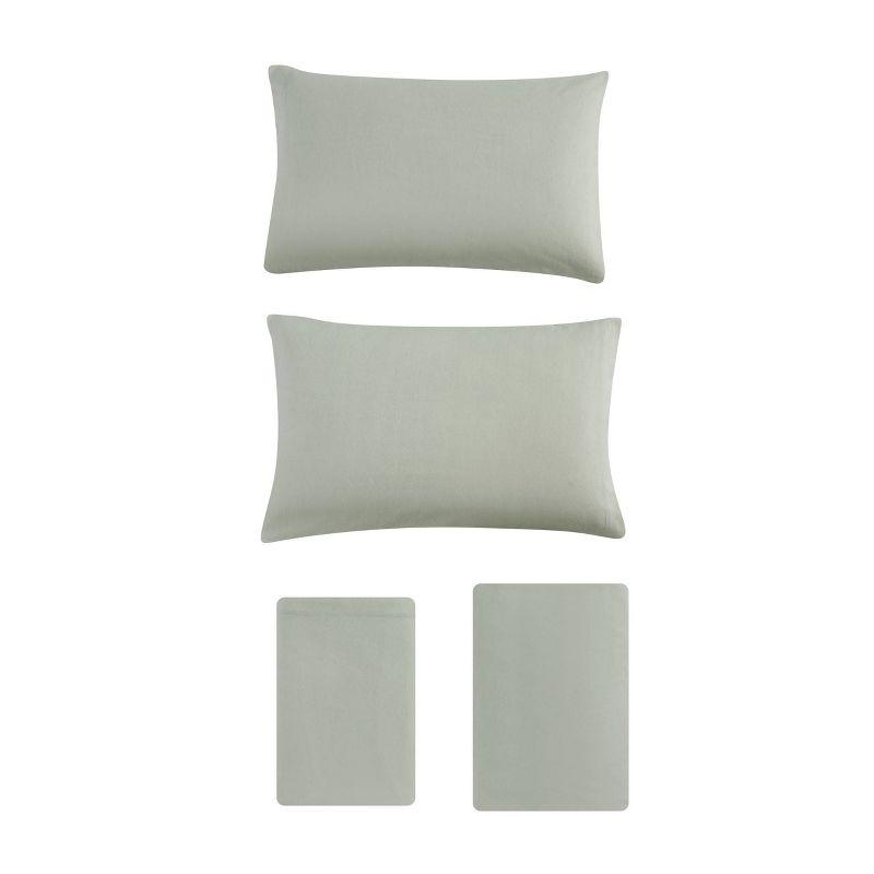 Eddie Bauer Solid Cotton Flannel Sheet Sets