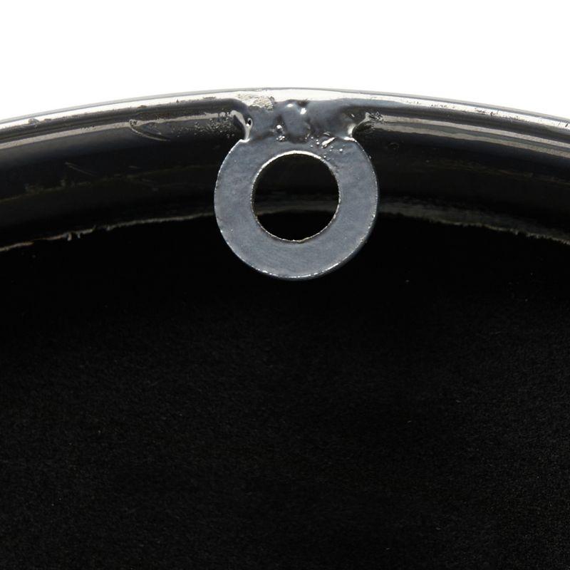 Storied Home Classic Round Metal Wall Clock, Antique Nickel Finish