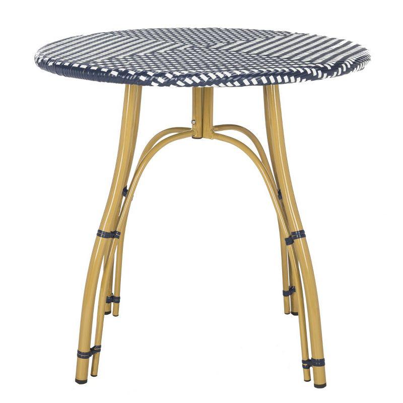 Kylie Rattan Bistro Table  - Safavieh