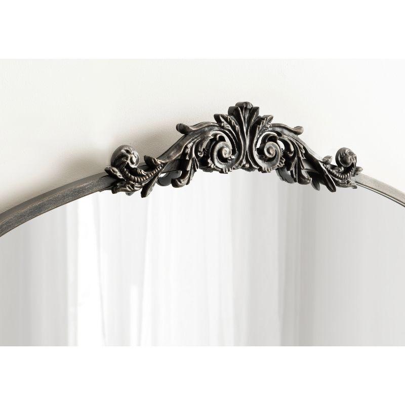 Kate & Laurel All Things Decor 33"x26" Arendahl Traditional Arch Mirror with Shelf