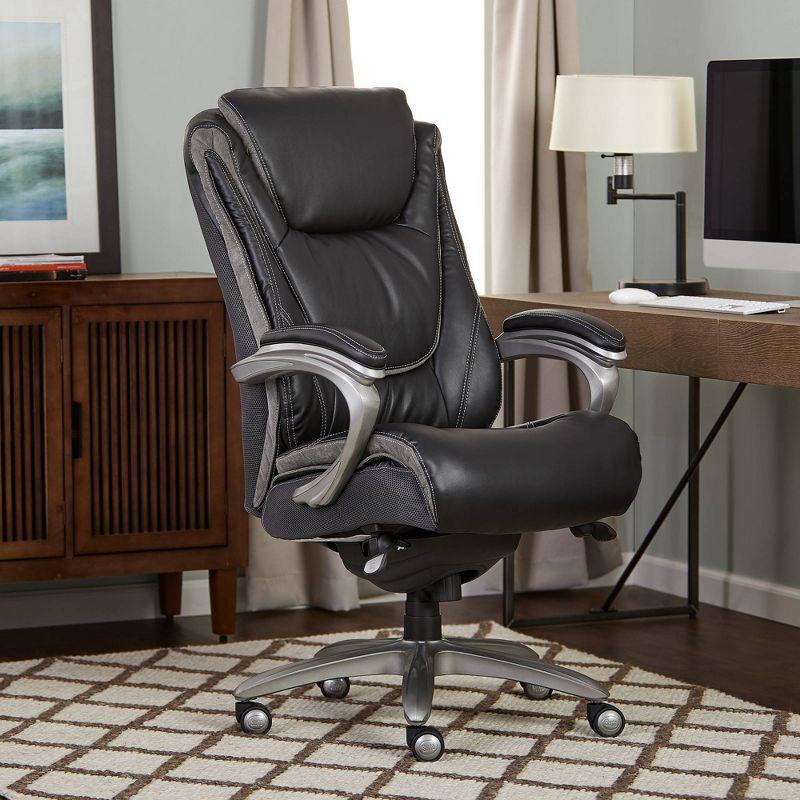 Serta Baxter Big and Tall Smart Layers Executive Office Chair with Layered Body Pillows