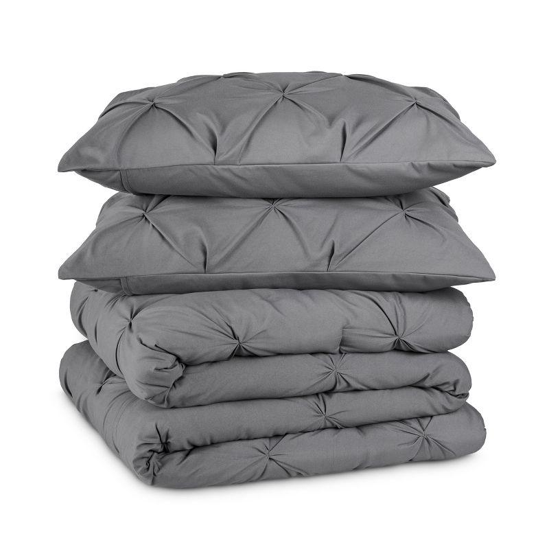 Bare Home Down Alternative Pintuck Comforter Set