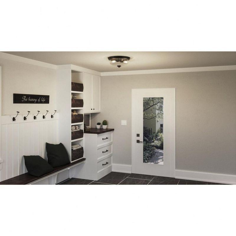 Quoizel Lighting Radius 2 - Light Flush Mount in  Earth Black