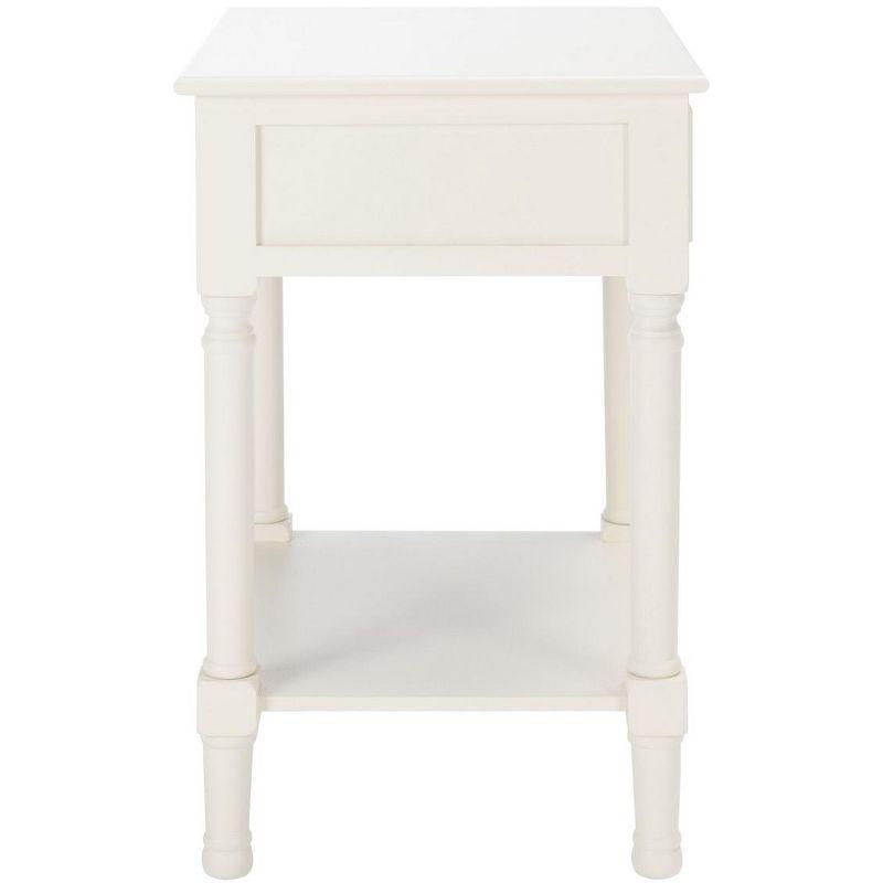 Haines 1 Drawer Accent Table - ACC5720D - White - Safavieh