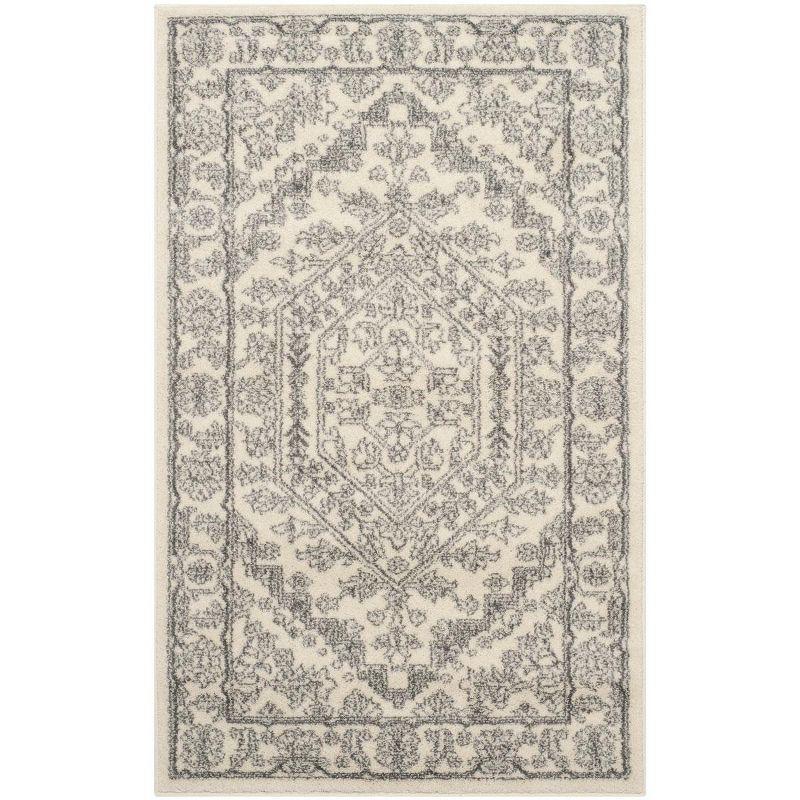 Adirondack ADR108 Power Loomed Accent Rug - Ivory/Silver - 3'x5' - Safavieh.