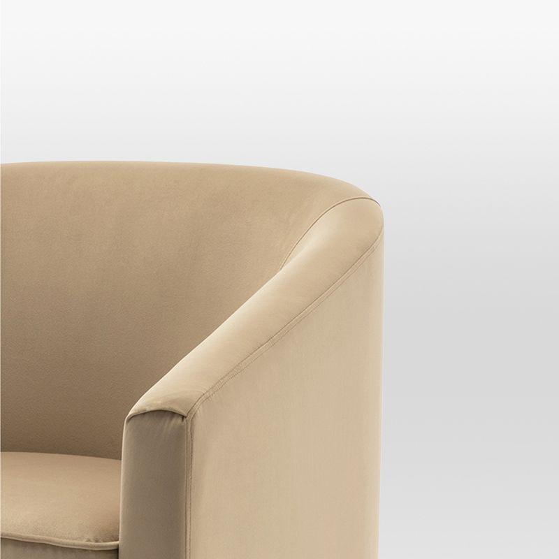 eLuxury Swivel Barrel Chair