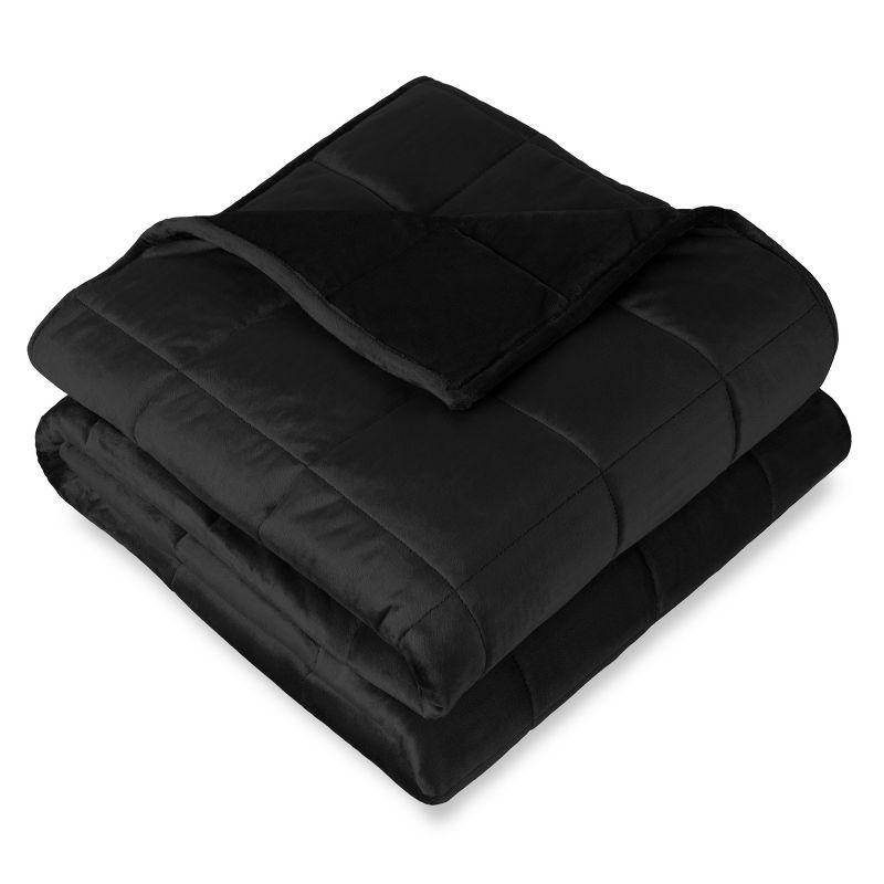 Bare Home Minky Fleece Weighted Blanket