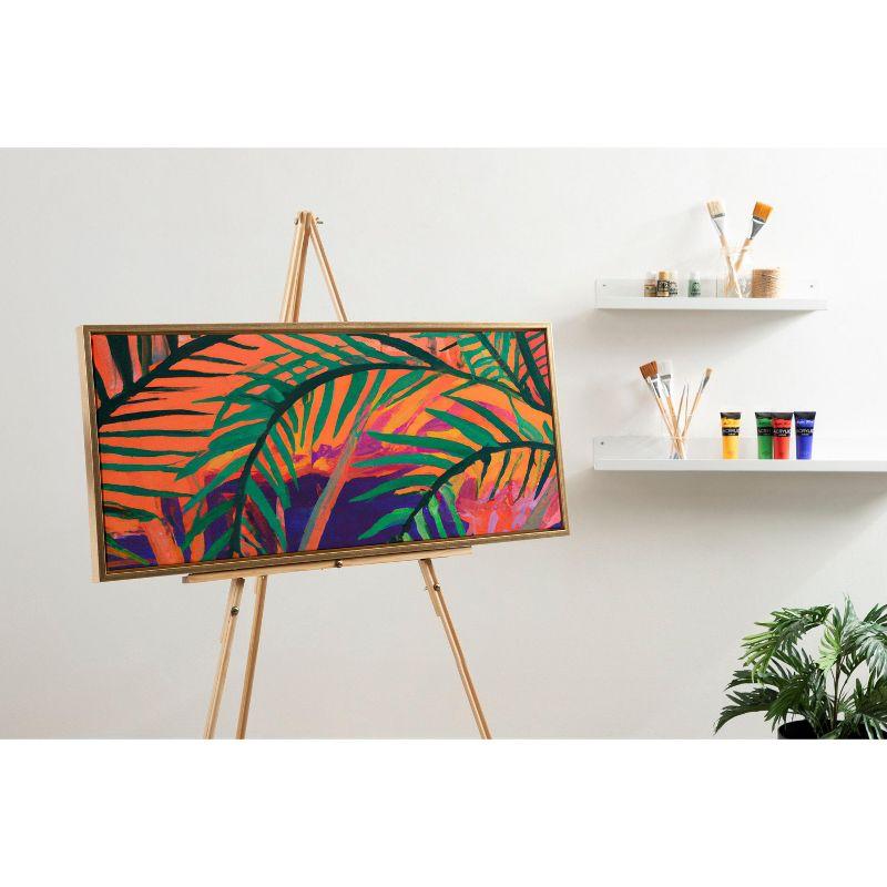 Kate and Laurel Sylvie Blank Framed Canvas 18x40