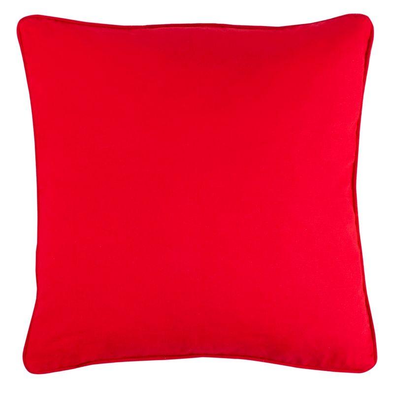 Gwendolen Pillow - Beige/Red/Green - 18"X18" - Safavieh