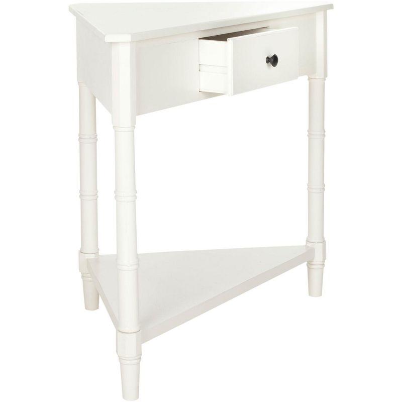 Gomez Corner Table - AMH5709C - Off-White - Safavieh Couture