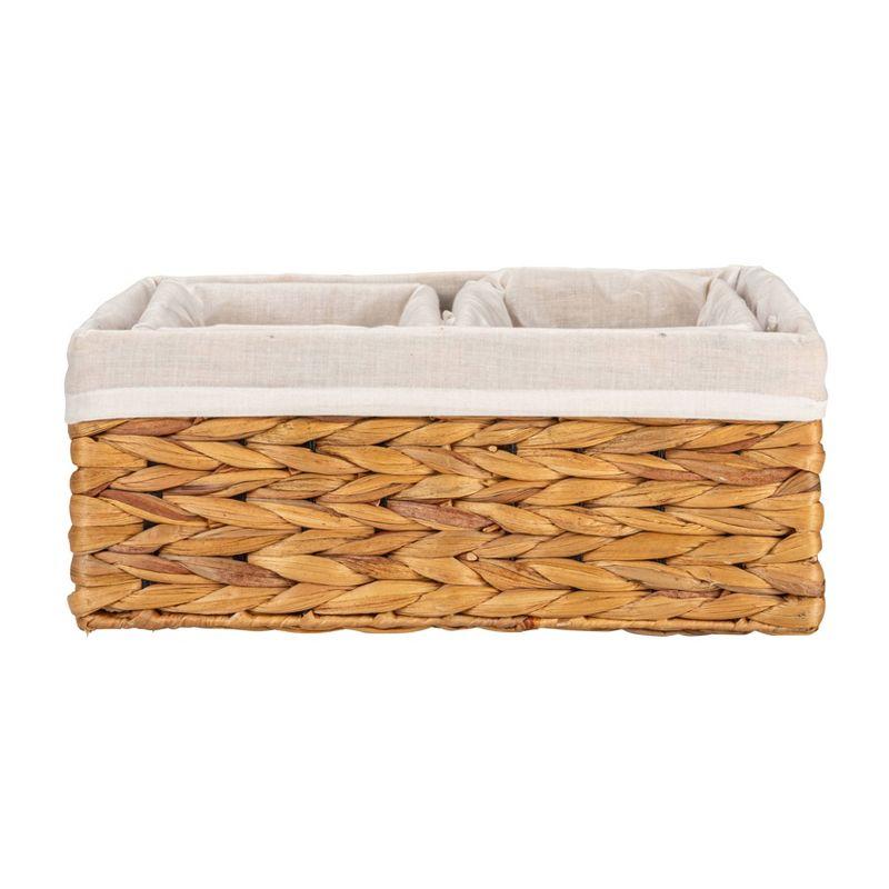 Wicker Coastal Wicker Basket - Set of 3