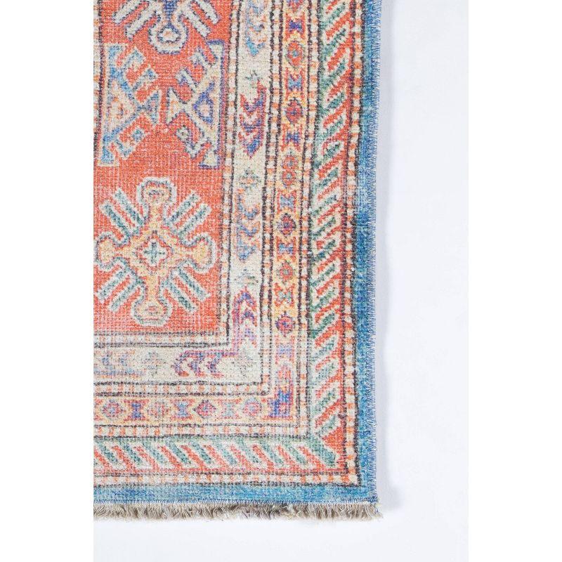 2'x3' Chandler Accent Rug Blue - Momeni: Bohemian Shibori Pattern, Medium Pile, Indoor, Cotton & Polyester, Rectangle
