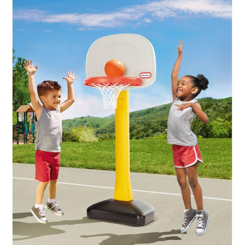 Little Tikes TotSports Non-Adjustable Basketball Set with Orange Ball