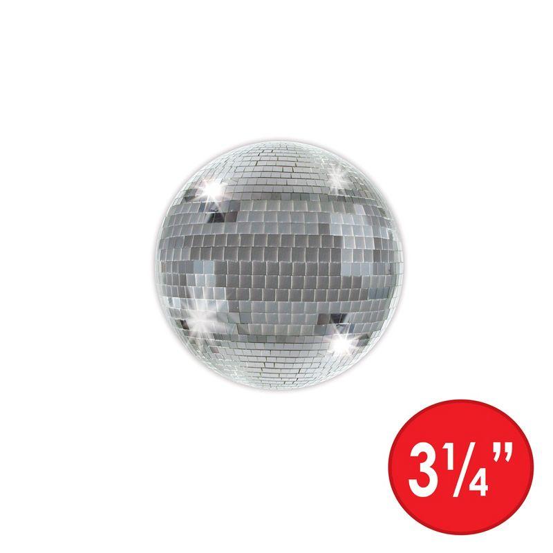Beistle Disco Ball Coasters, 3.25", (32/Pkg) Multicolored