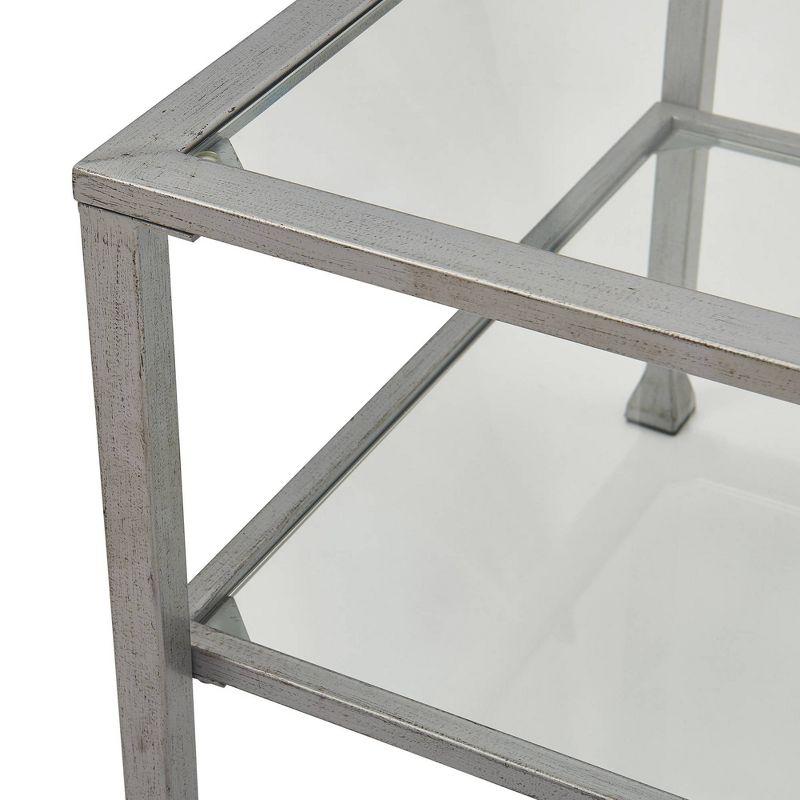 Maddox Glass and Metal Coffee Table - ClickDecor