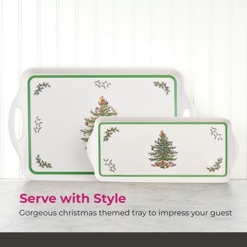 Pimpernel Christmas Tree Melamine Sandwich Tray
