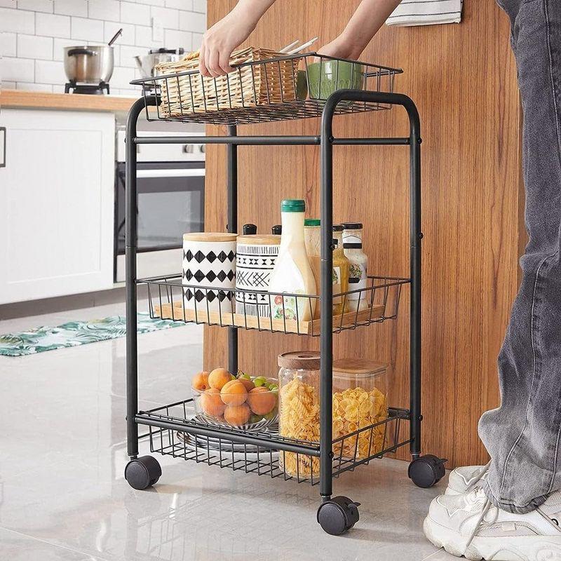 28.3'' H x 16.5'' W Utility Cart with Wheels