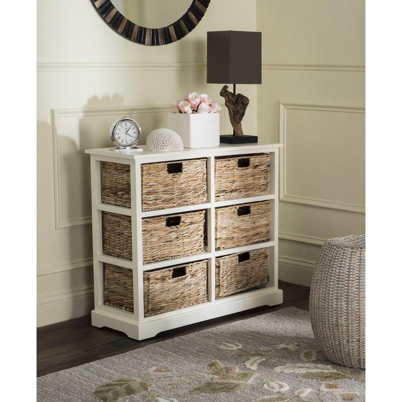 Keenan 6 Wicker Basket Storage Chest - Safavieh