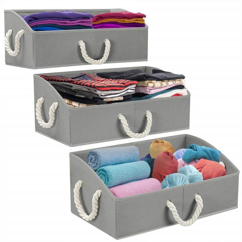 Sorbus Trapezoid Fabric Storage Box