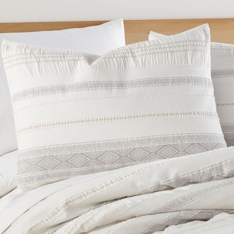 Pickford King/Cal King Comforter Set - Taupe, Grey & Cream - Levtex Home