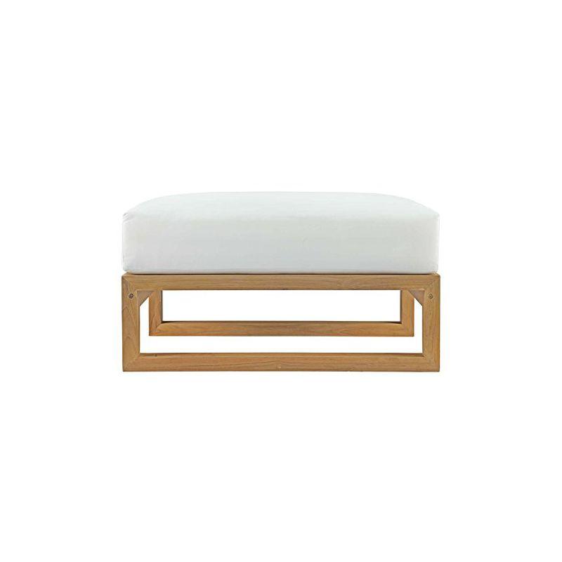 Modway Upland Outdoor Patio Teak Ottoman