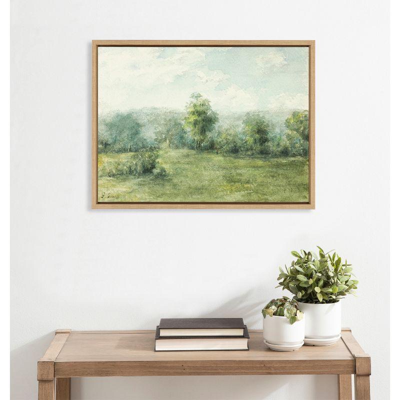 18" x 24" Sylvie Landscape Framed Canvas by The Art Institute of Chicago Natural - Kate & Laurel All Things Decor