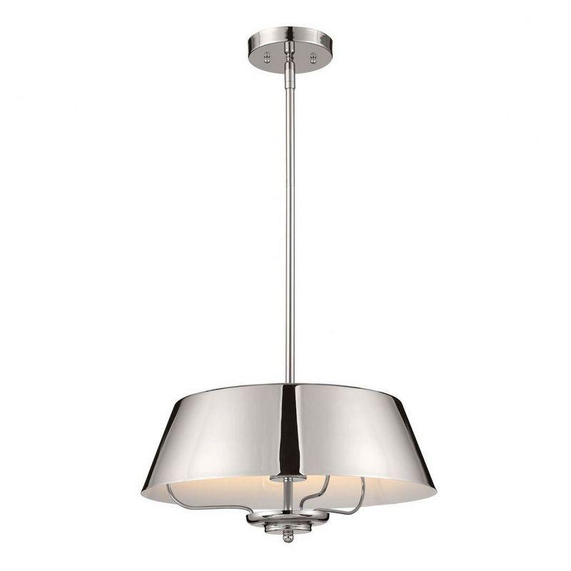 Luella - 3 Light Pendant In Traditional Style-8.25 Inches Tall and 16 Inches Wide-Brushed Natural Brass Finish